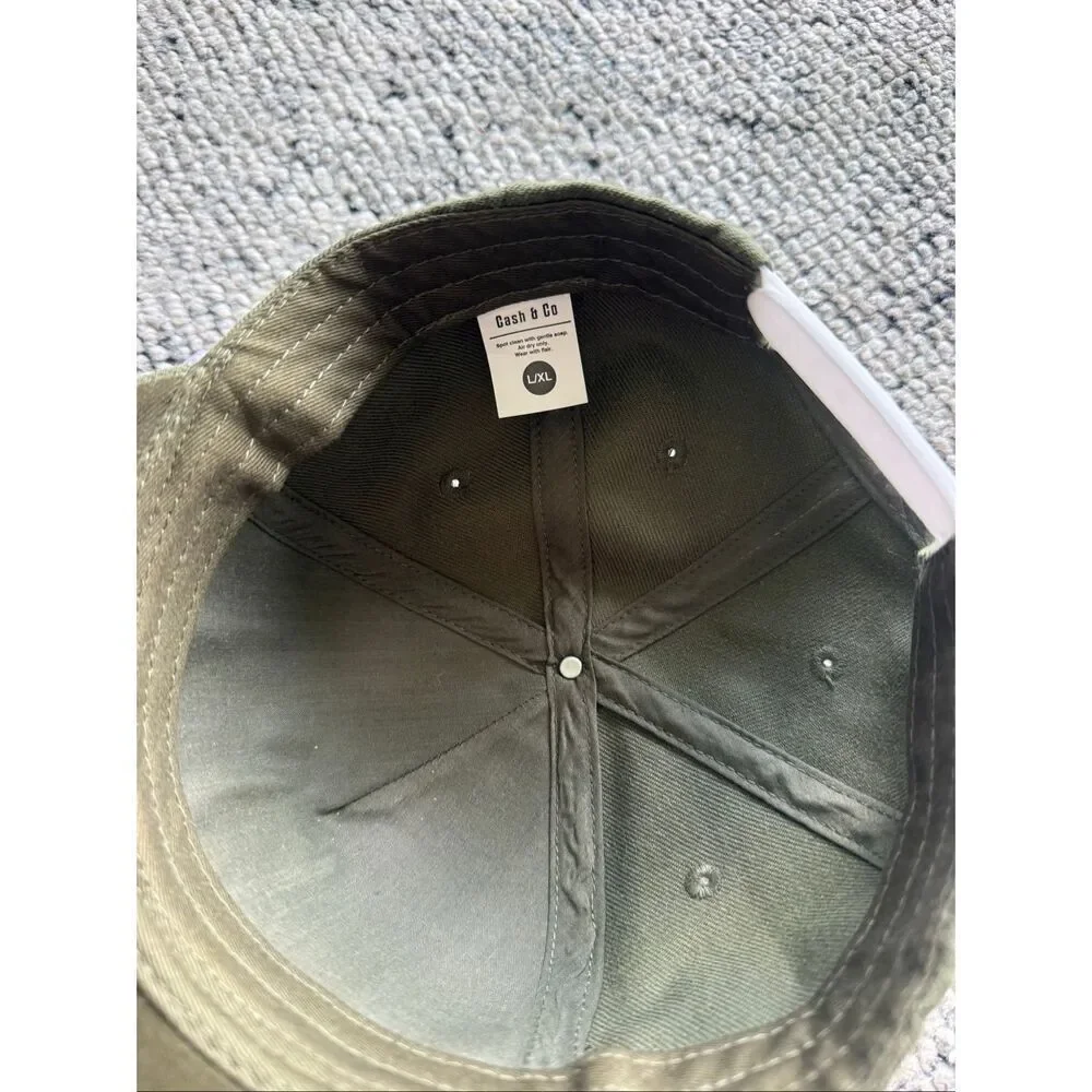 Cash & Co Good Vibes Green SnapBack Hat - Large/XLARGE